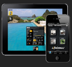 Tablettes et smartphones peuvent tre utiliss par Lifedomus